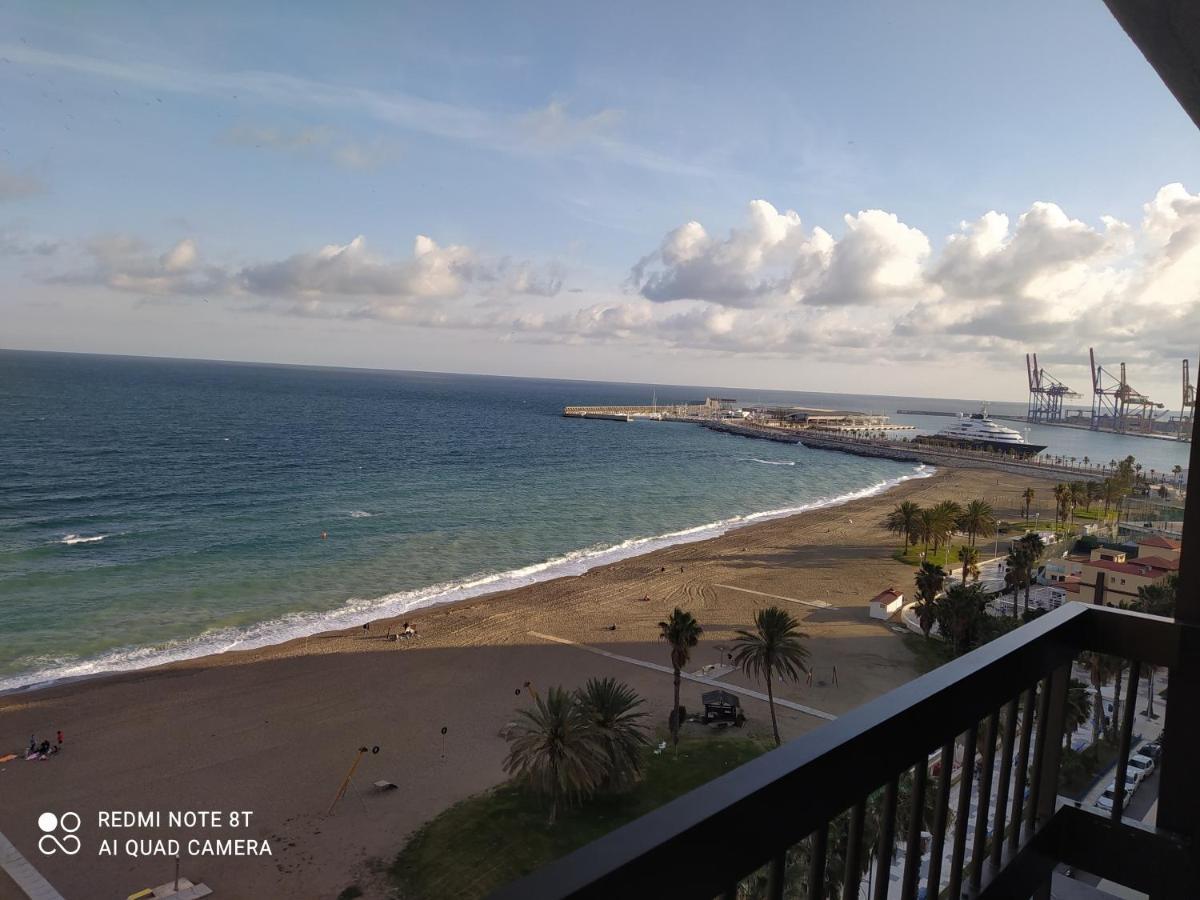 Espectaculares Vistas Al Mar Playa Malagueta Apartamento Málaga Exterior foto