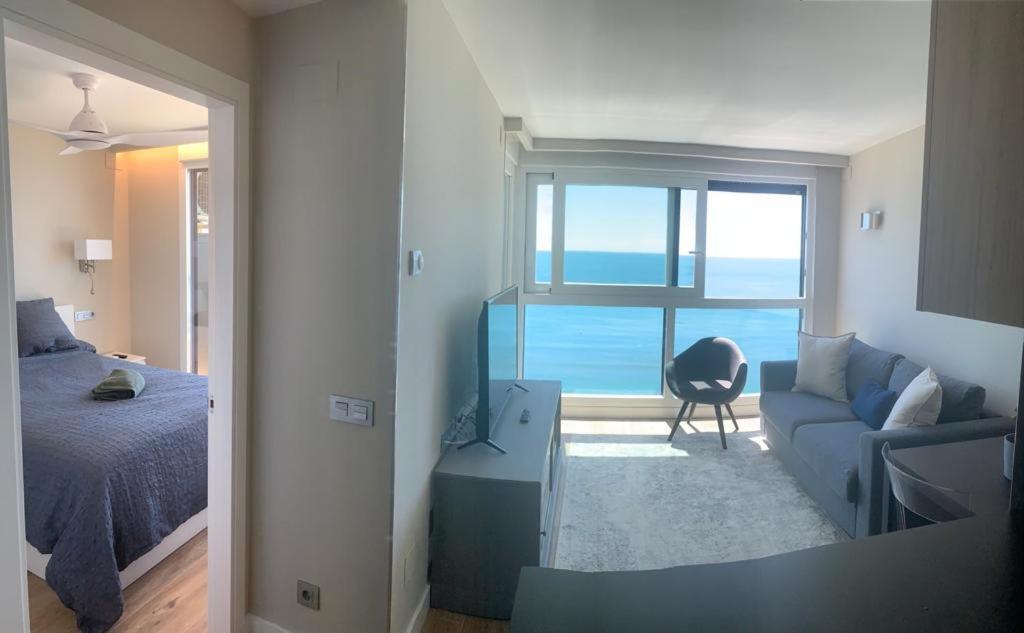 Espectaculares Vistas Al Mar Playa Malagueta Apartamento Málaga Exterior foto
