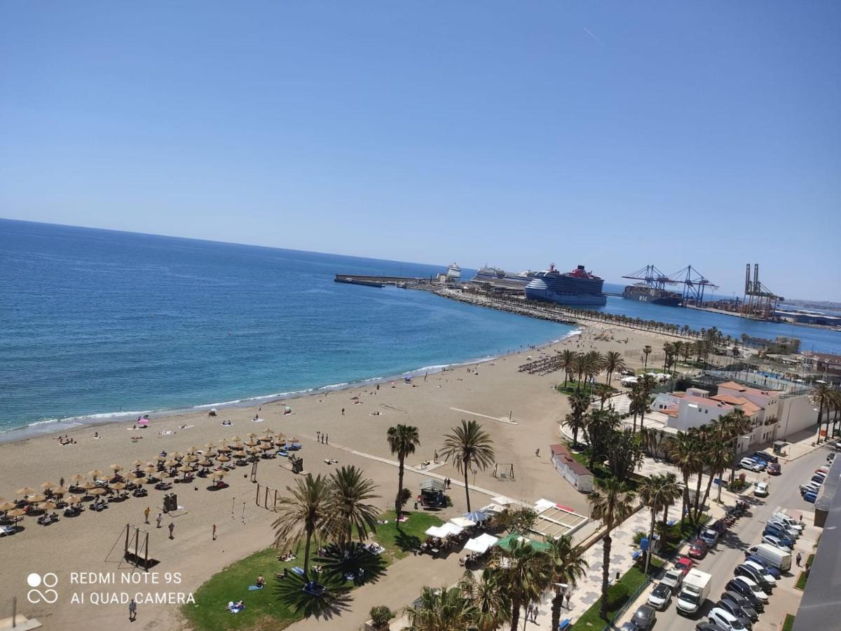 Espectaculares Vistas Al Mar Playa Malagueta Apartamento Málaga Exterior foto